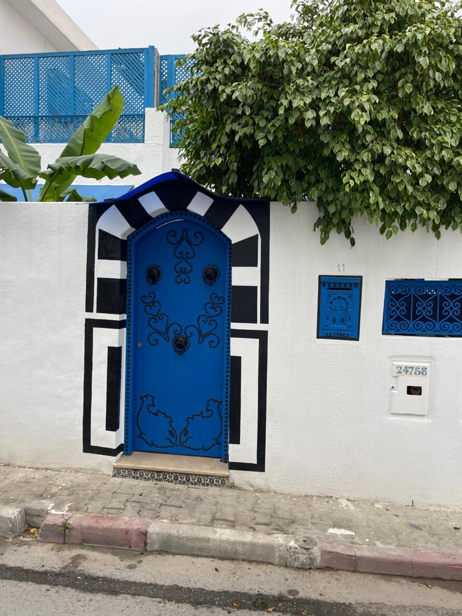 The Blue And White Perle Villa Сиди Бу Саид Екстериор снимка