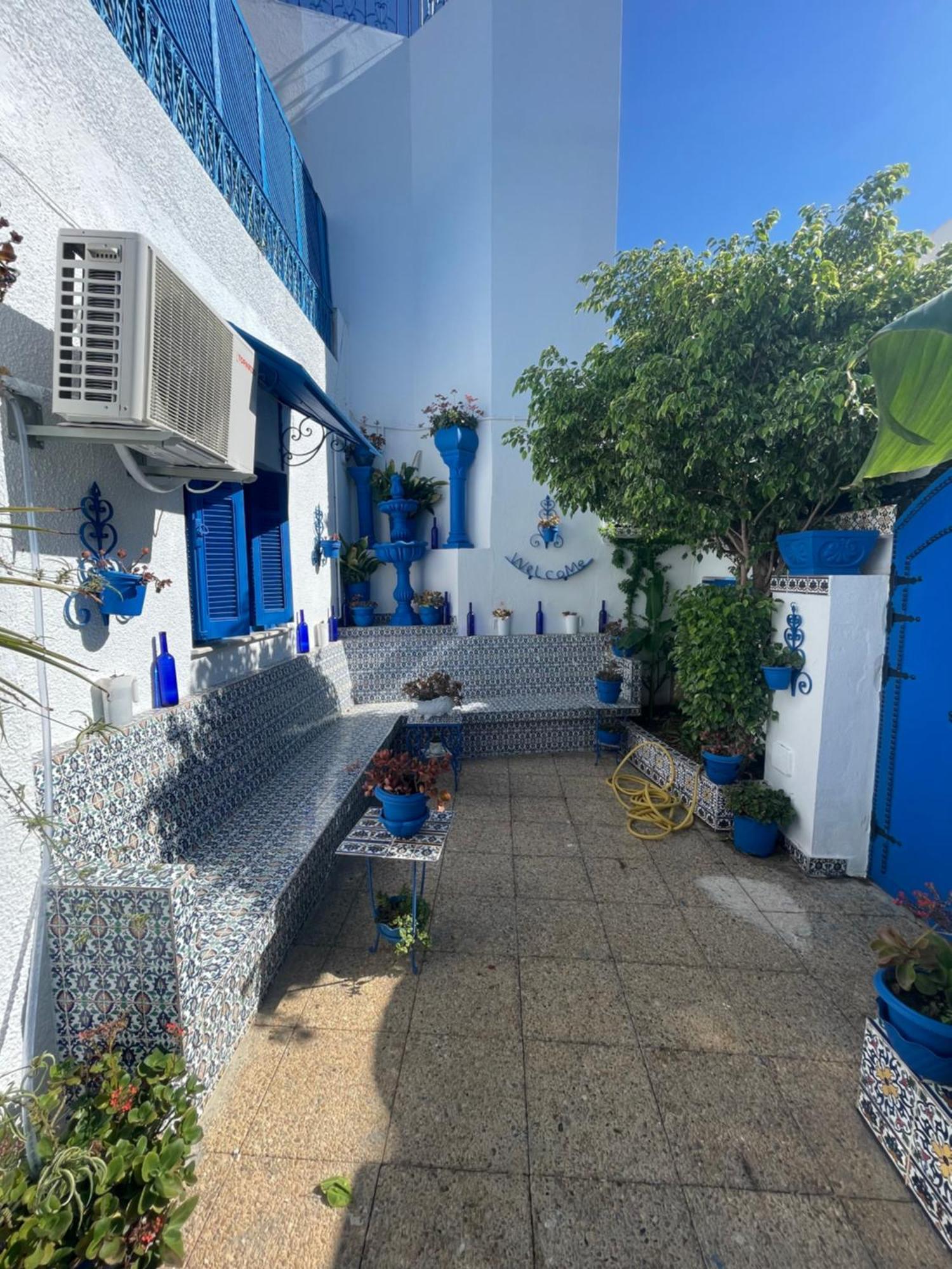 The Blue And White Perle Villa Сиди Бу Саид Екстериор снимка