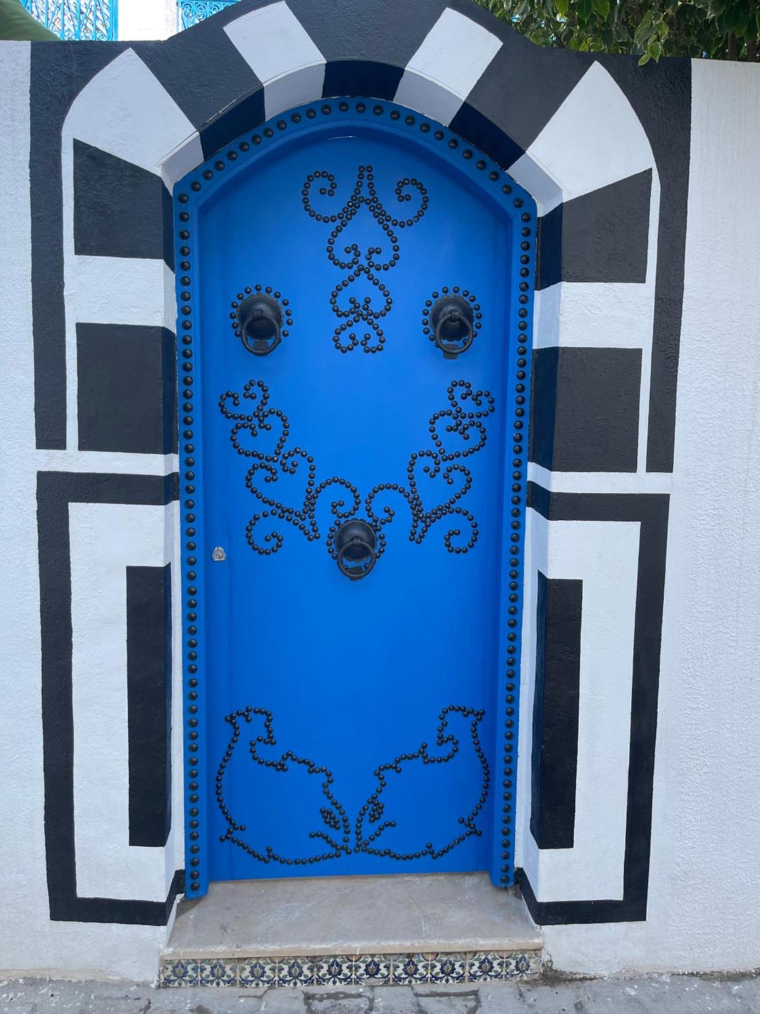 The Blue And White Perle Villa Сиди Бу Саид Екстериор снимка