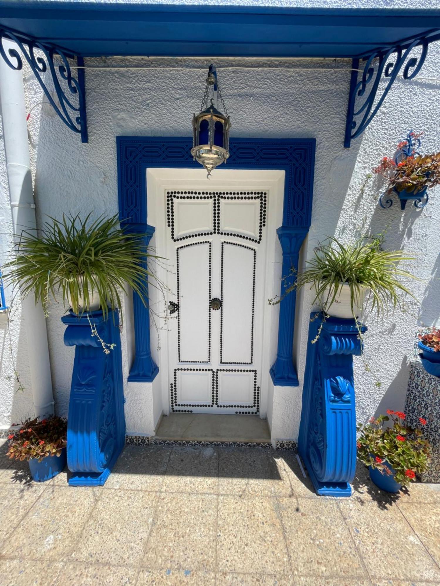 The Blue And White Perle Villa Сиди Бу Саид Екстериор снимка
