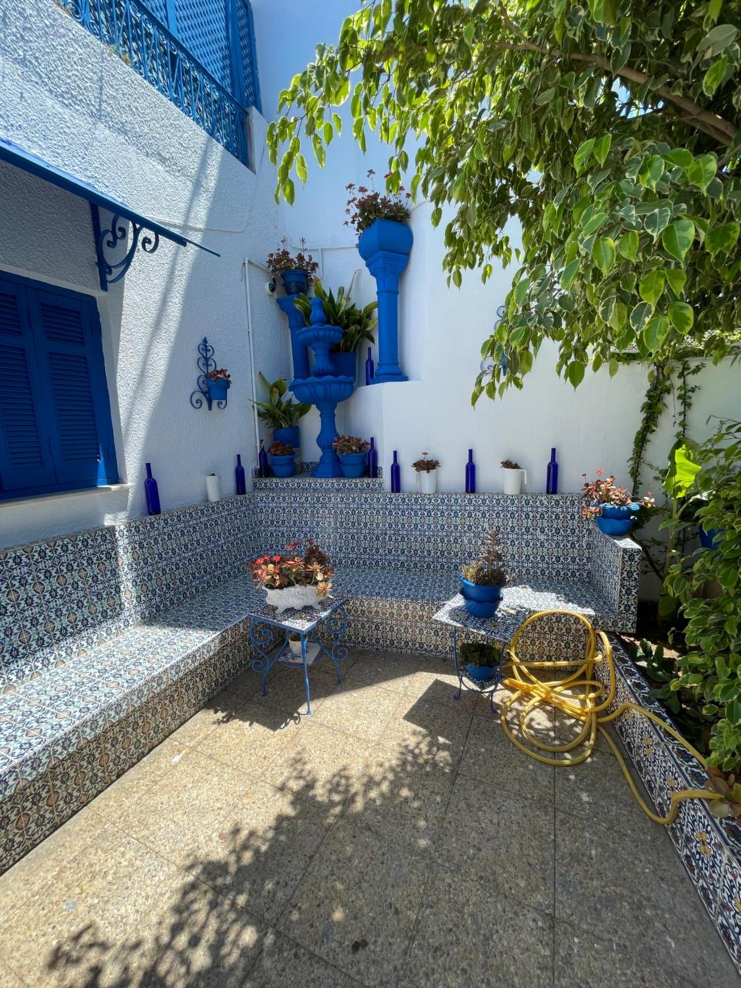 The Blue And White Perle Villa Сиди Бу Саид Екстериор снимка
